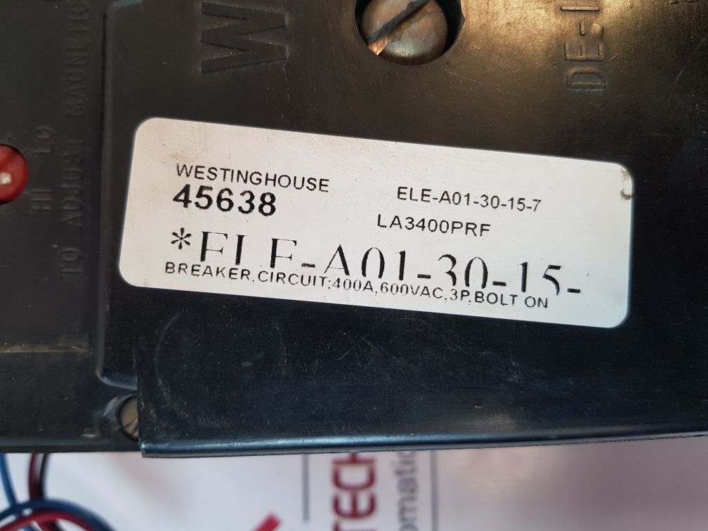 Westinghouse La3400Prf Circuit Breaker