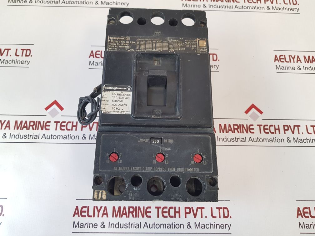 Westinghouse Lb3400F Lb Frame 3 Pole Circuit Breaker