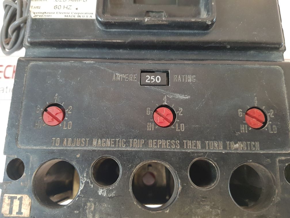 Westinghouse Lb3400F Lb Frame 3 Pole Circuit Breaker