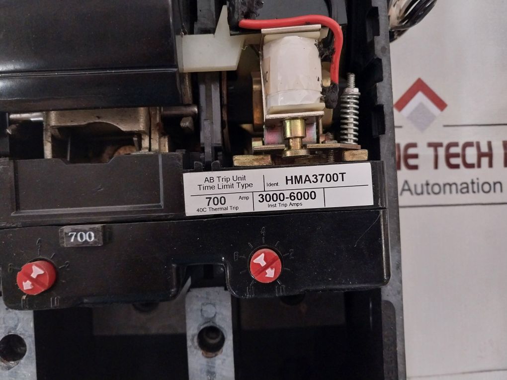 Westinghouse Ma3800F Circuit Breaker 600V Ac 3 Pole 800A Max.