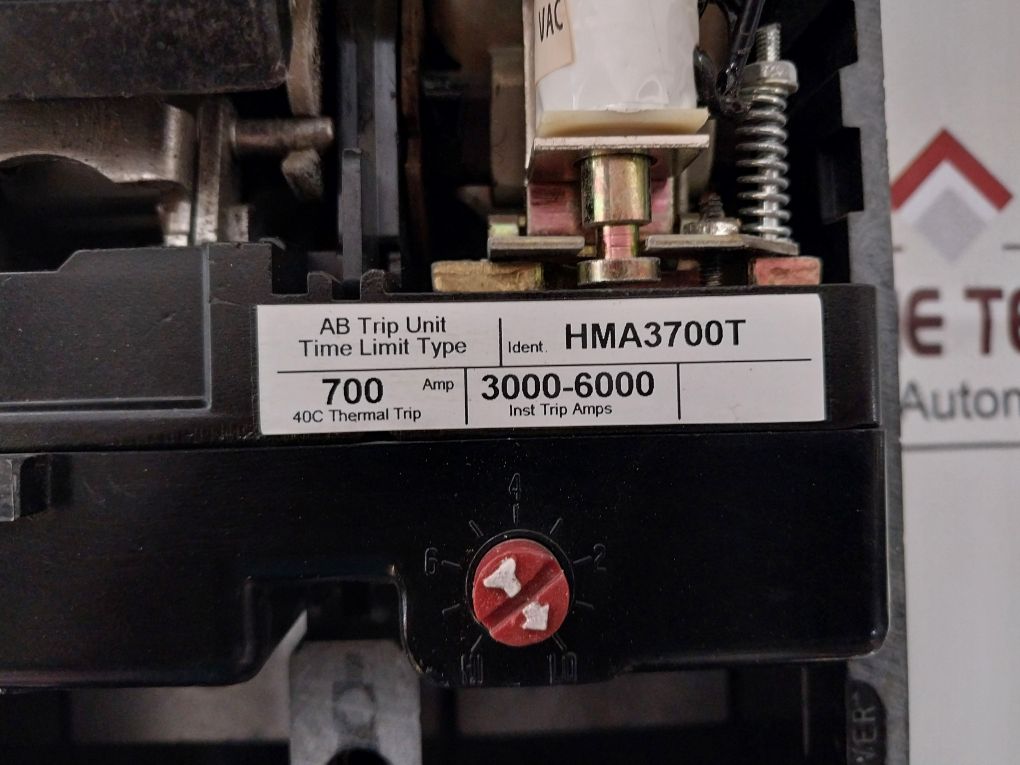Westinghouse Ma3800F Circuit Breaker 3 Pole 600V Ac 800A Max.