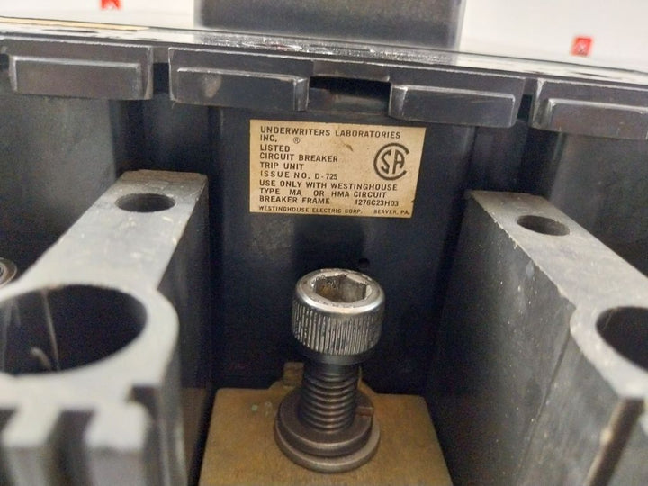 Westinghouse Ma3800F Circuit Breaker Trip Unit 700A 600Vac