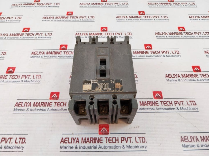 Westinghouse Mark 75 Hfb3020L Circuit Breaker 3-pole 600Vac