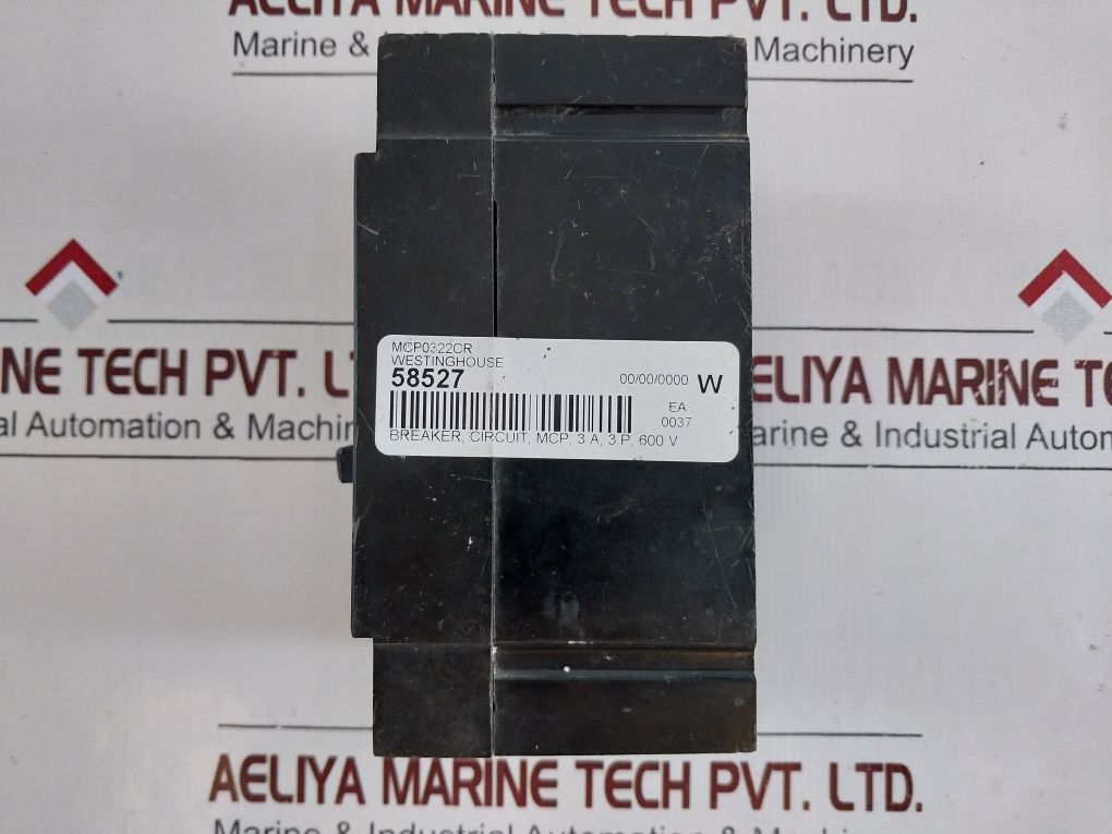 Westinghouse Mcp0322Rc Motor Circuit Protector 600 Vac 3 Pole