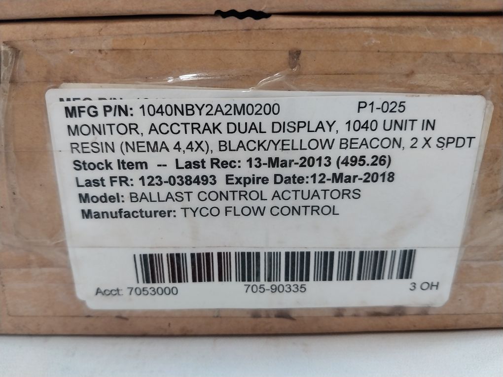 Westlock 1040Nby2A2M0200 Valve Position Indicator