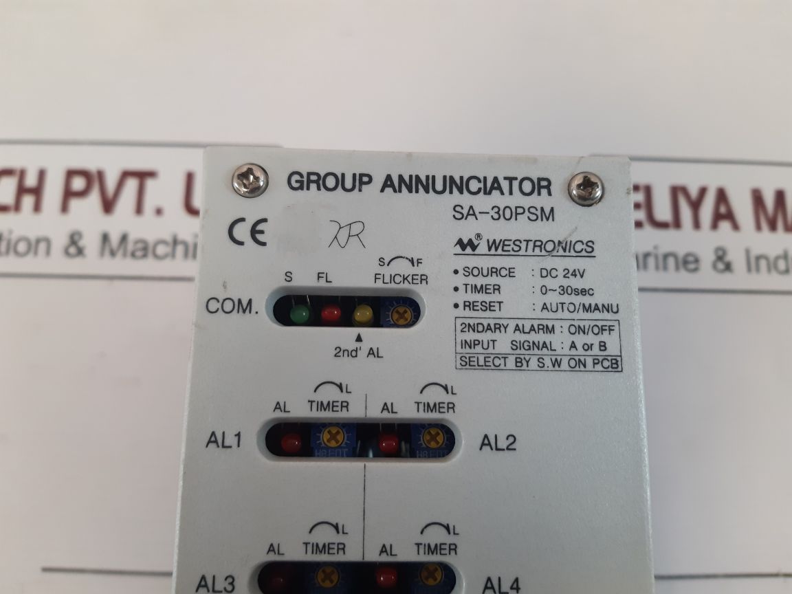 Westronics Sa-30Psm Group Annunciator 