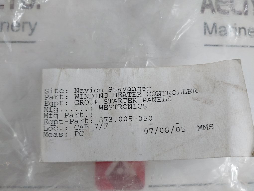 Seobu Westronics Sb-wh Winding Heater Controller