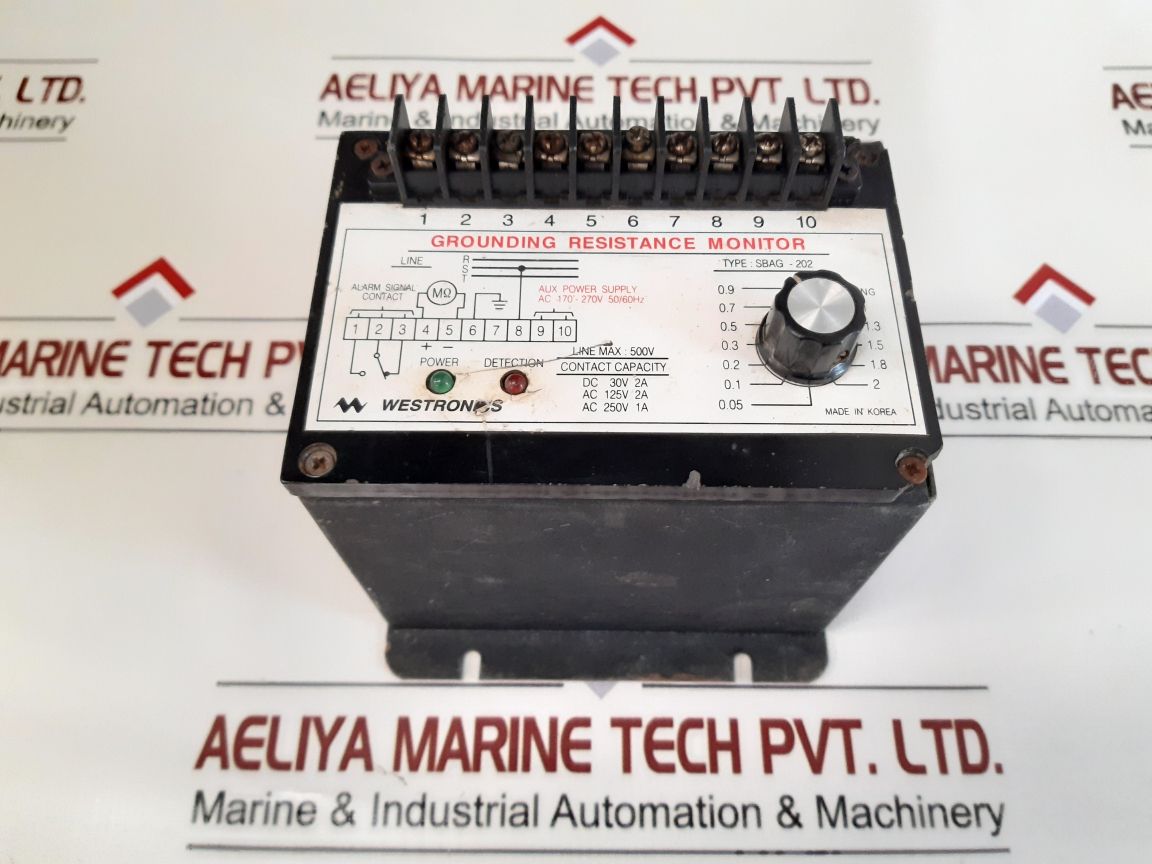 Westronics Sbag-202 Grounding Resistance Monitor