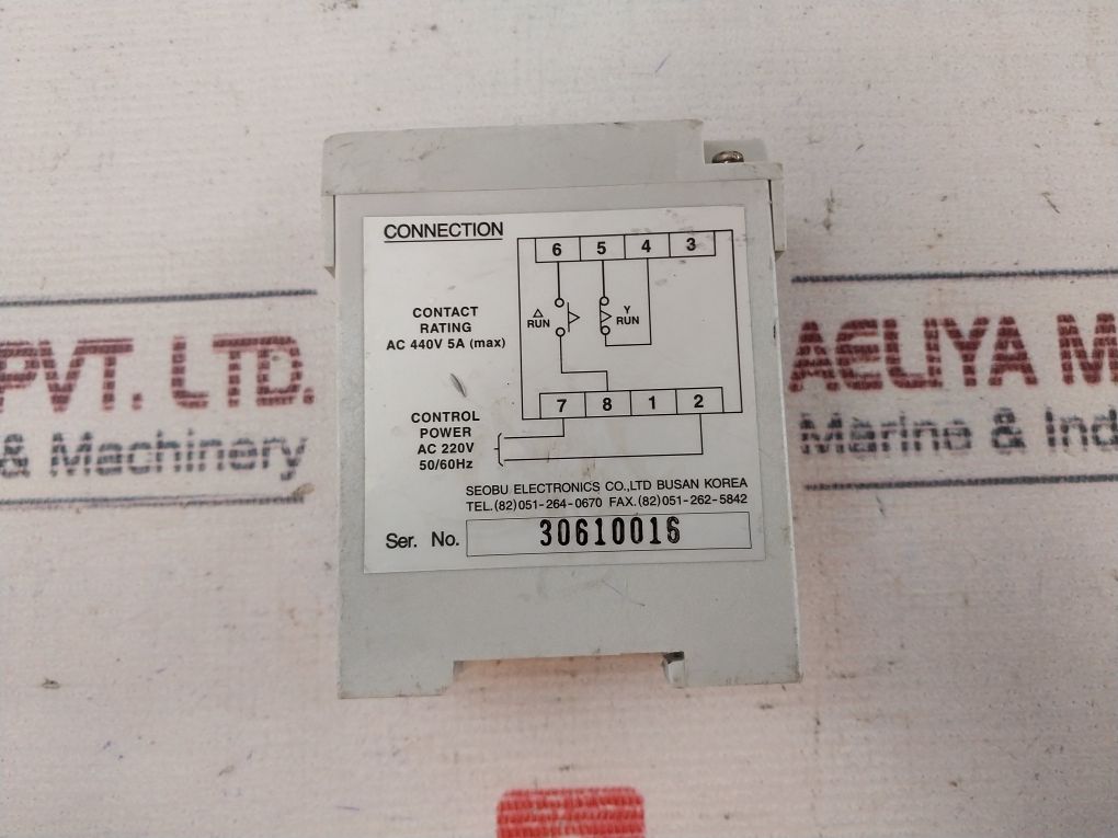 Westronics Sbt-22Y Micom Timer Ac 440V 5A