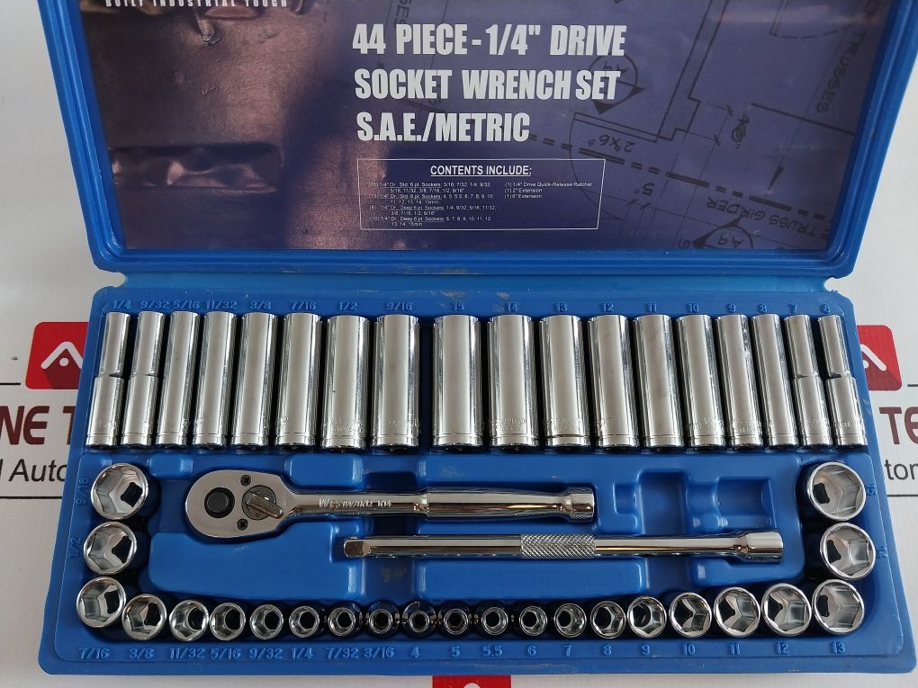 Westward 1Keh6A Socket Wrench Set