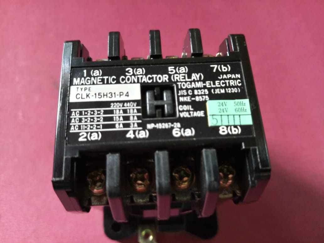 Togami electric clk 15h31 p4 magnatic contactor
