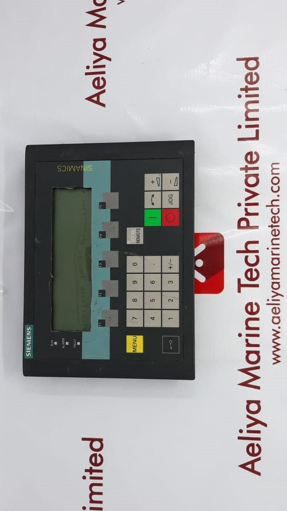 Siemens sinamics 6sl3055-0aa00-4ca5 operator panel a0p30