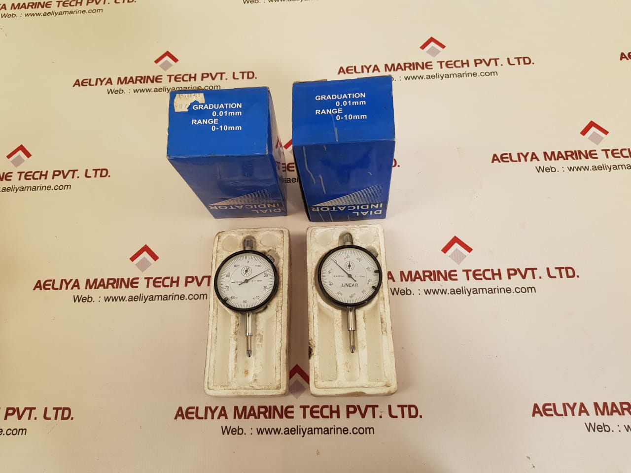 Linear 0-10 mm dial indicator