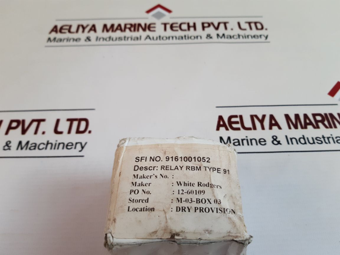 White Rodgers 90-340 Type91 Relay