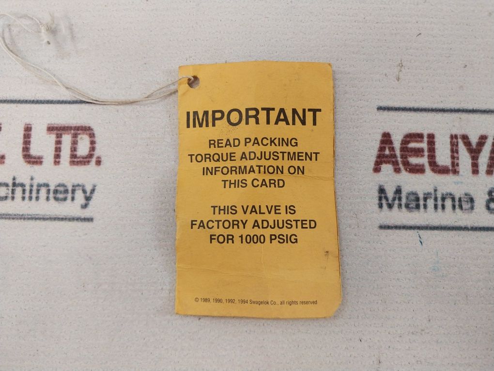 Whitey Ss-42Xs4 Ball Valve