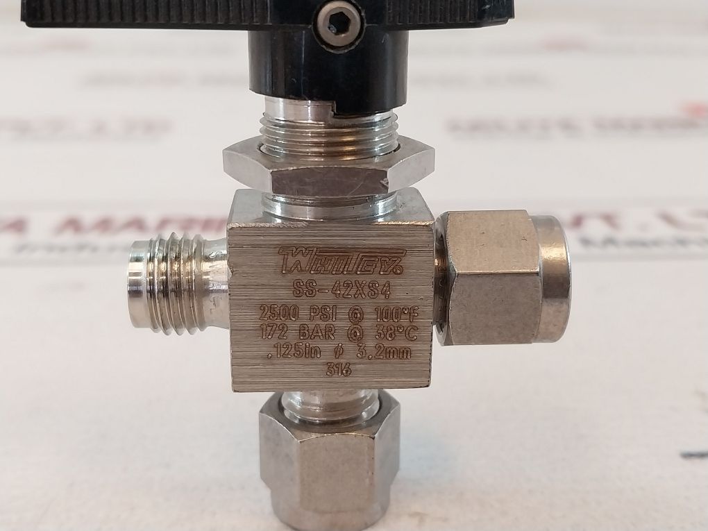 Whitey Ss-42Xs4 Ball Valve