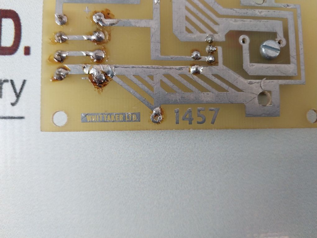Whittaker 1457 Pcb Card