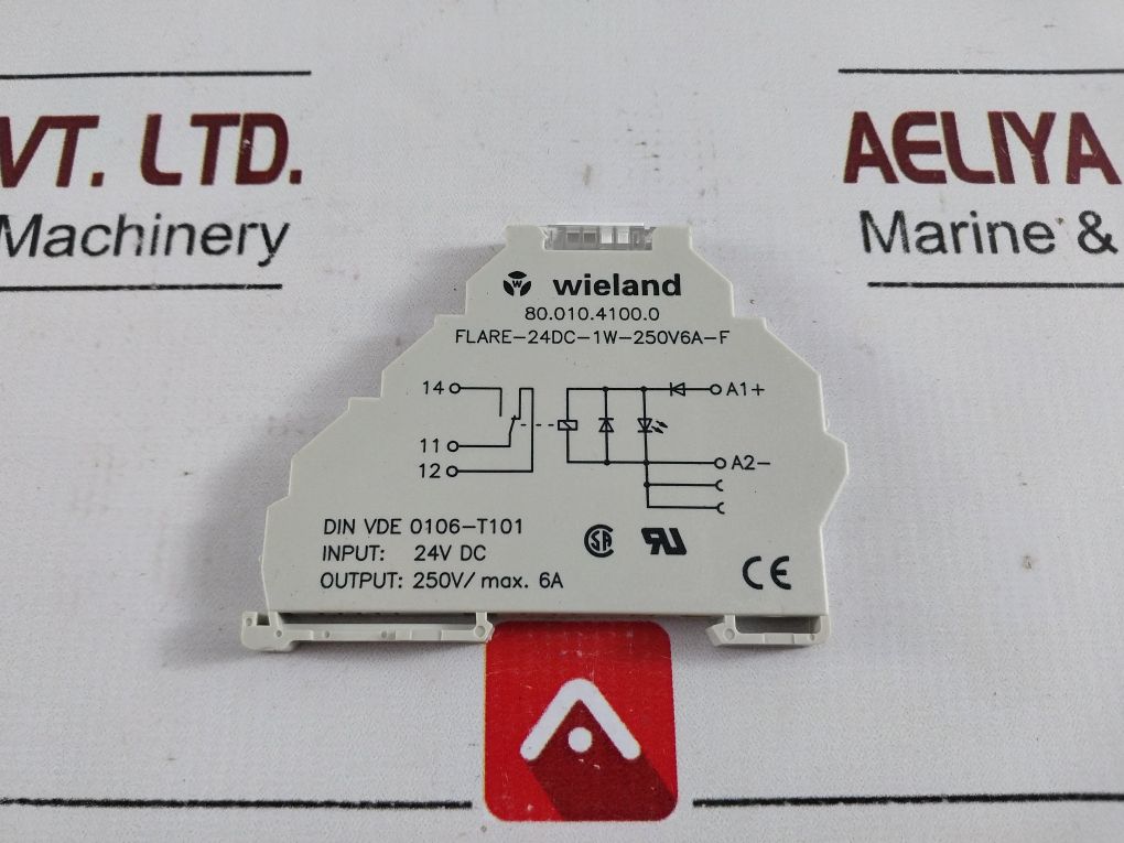 Wieland 80.010.4100.0 Din Mount Relay
