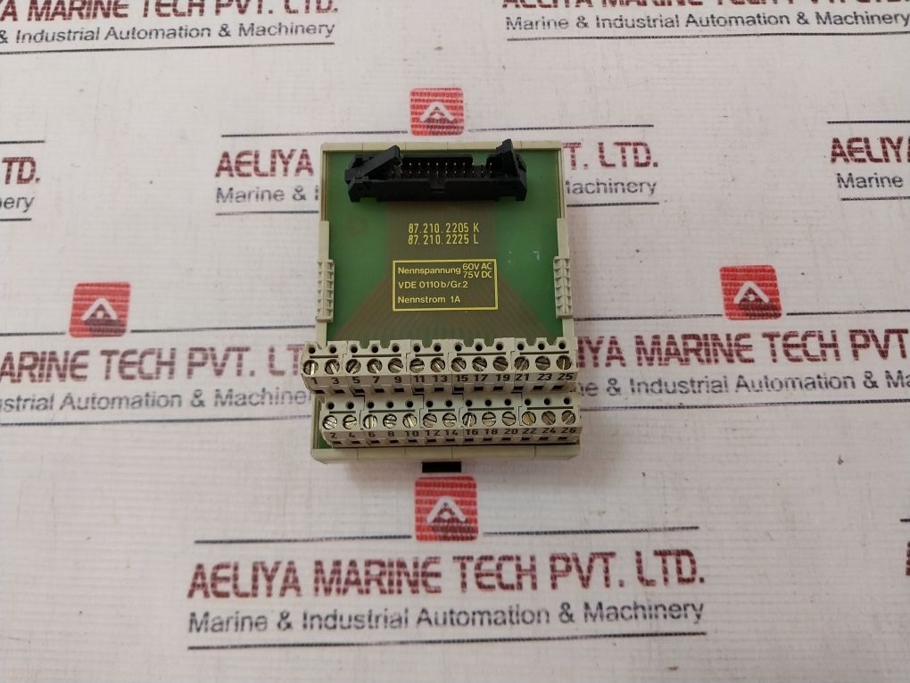 Wieland Bamberg 87.210.2225 L Plc Board 60V Ac/75V Dc