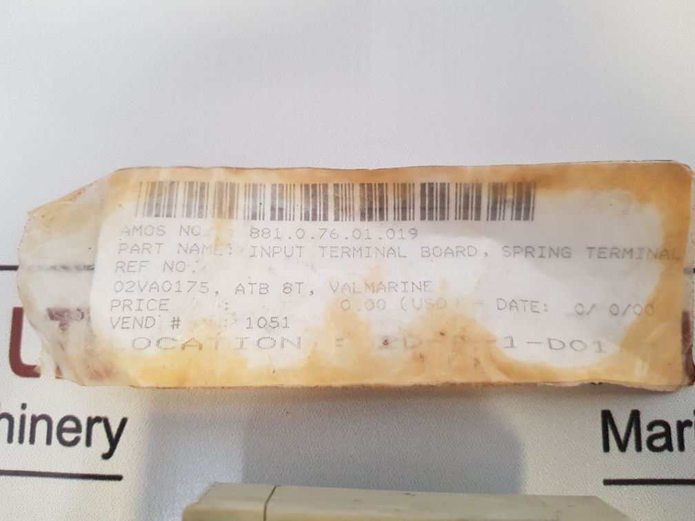 Wieland Bamberg Atb 8T Input Terminal Board 24 Socket