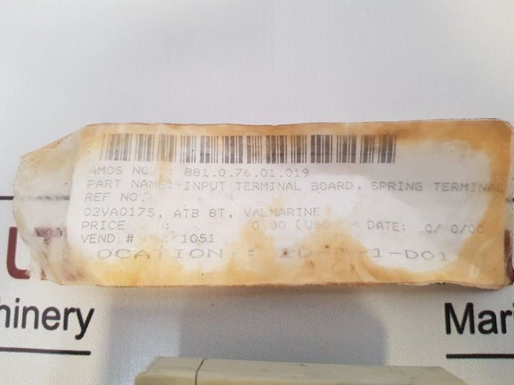 Wieland Bamberg Atb 8T Input Terminal Board 24 Socket