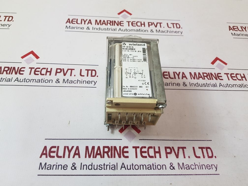 Wieland Dz52-sl Timer Relay 0.2S-60 H Ac 230V/5A