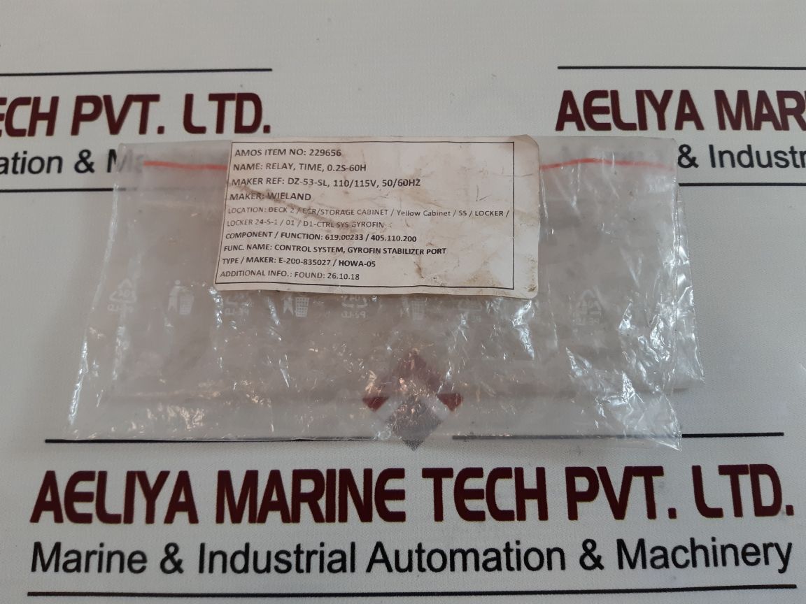 Wieland Dz 52-sl Timer Switch 0.2S- 60 H
