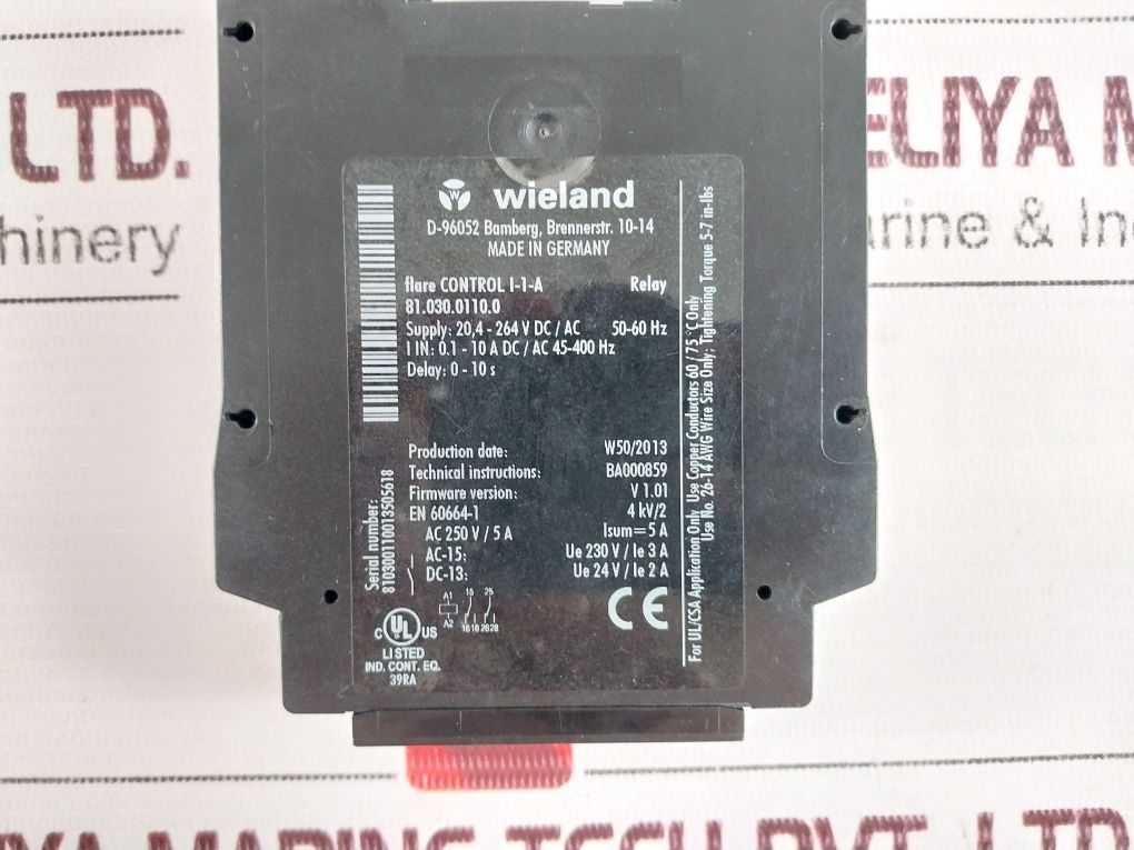 Wieland Flare Control I-1-a