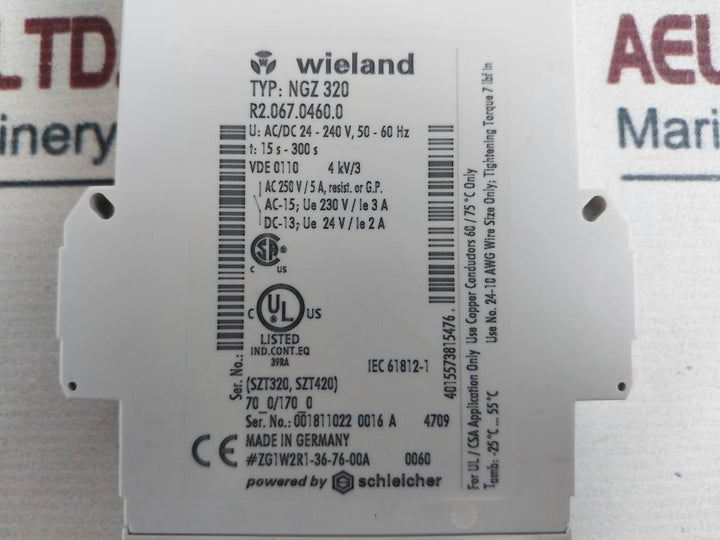 Wieland Ngz 320 Time Relay