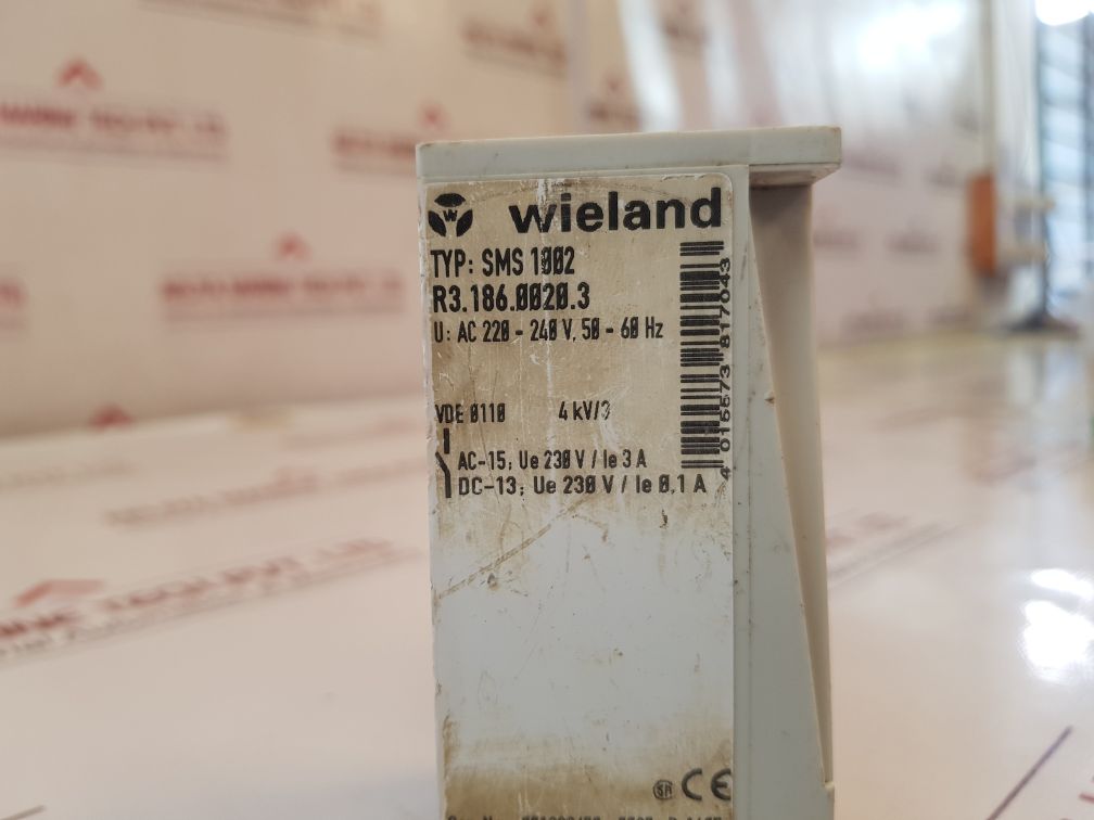Wieland Sms 1002 Safety Relay R3.186.0020.3