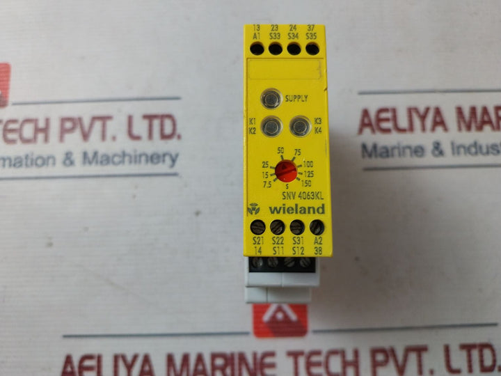 Wieland Snv 4063Kl-107 Safety Relay Ac 230V/6A