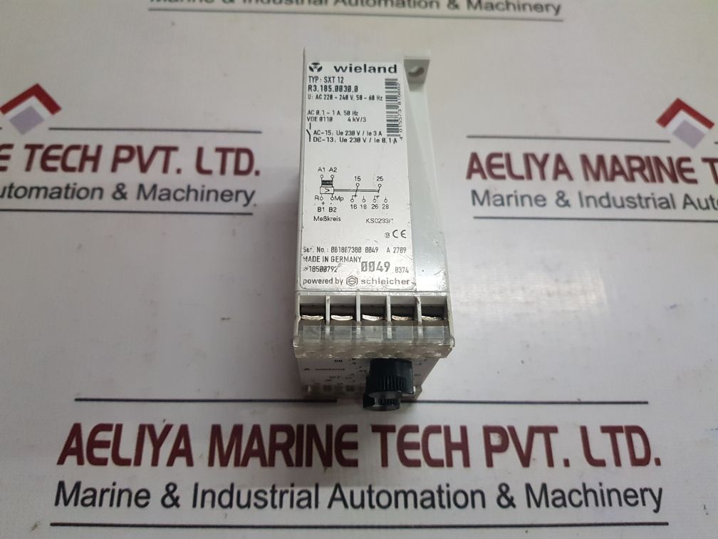 Wieland Sxt12 Voltage Current Monitoring Relay R3.185.0030.0