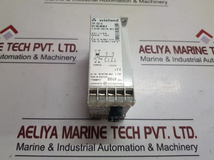 Wieland Sxt12 Voltage Current Monitoring Relay R3.185.0030.0