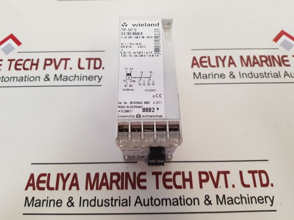 Wieland Sxt 12 Voltage Current Monitoring Relay R3.185.0060.0