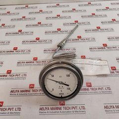Wika 0-150˚C Thermometer Gas 10.556.365