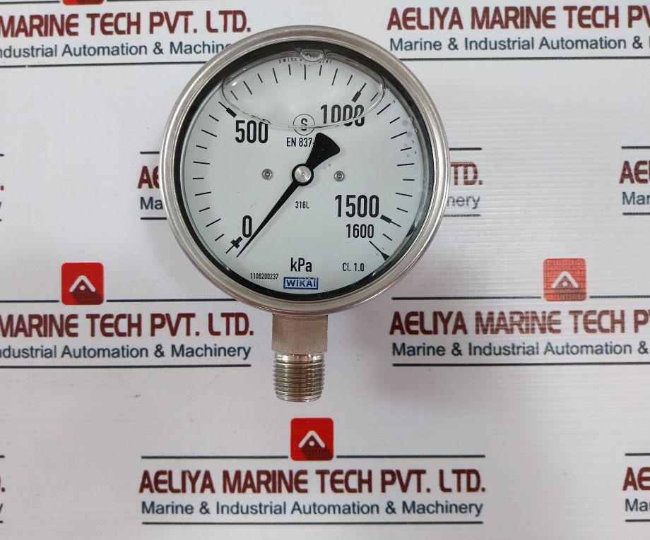 Wika 0-1600 Kpa Pressure Gauge En 837-1