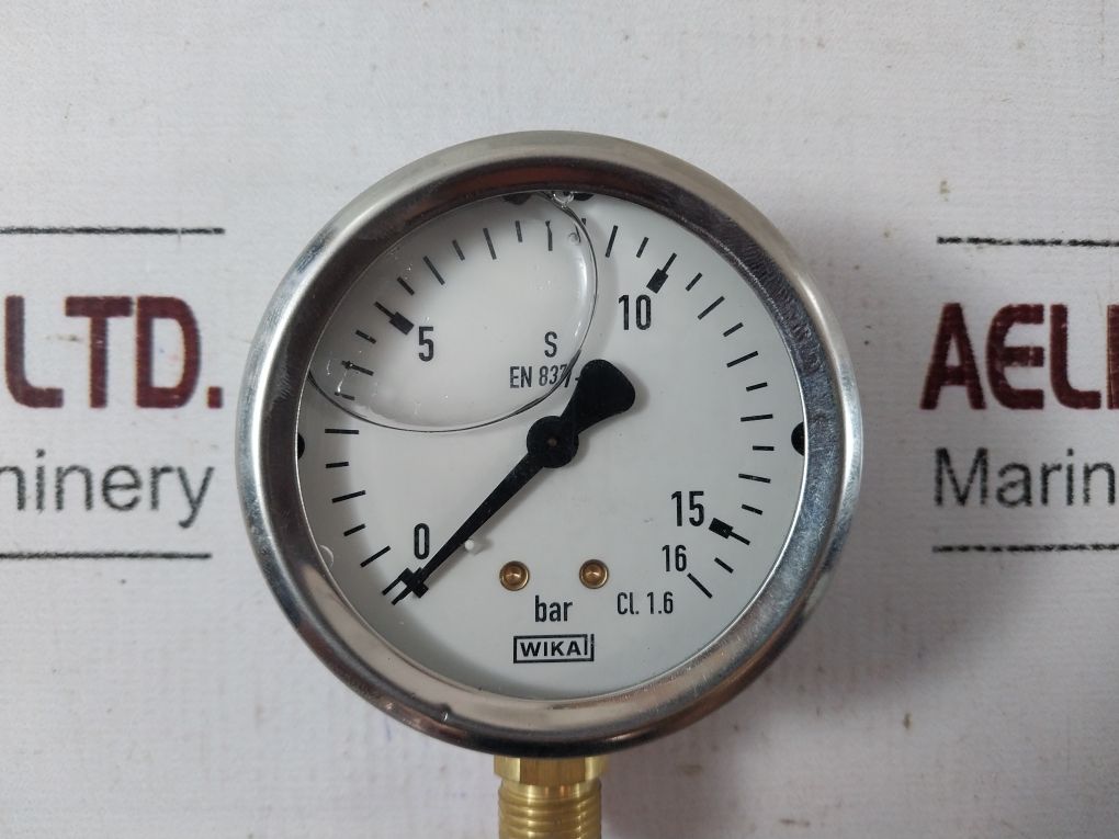 Wika Cl. 1.6 Pressure Gauge 0-16 Bar