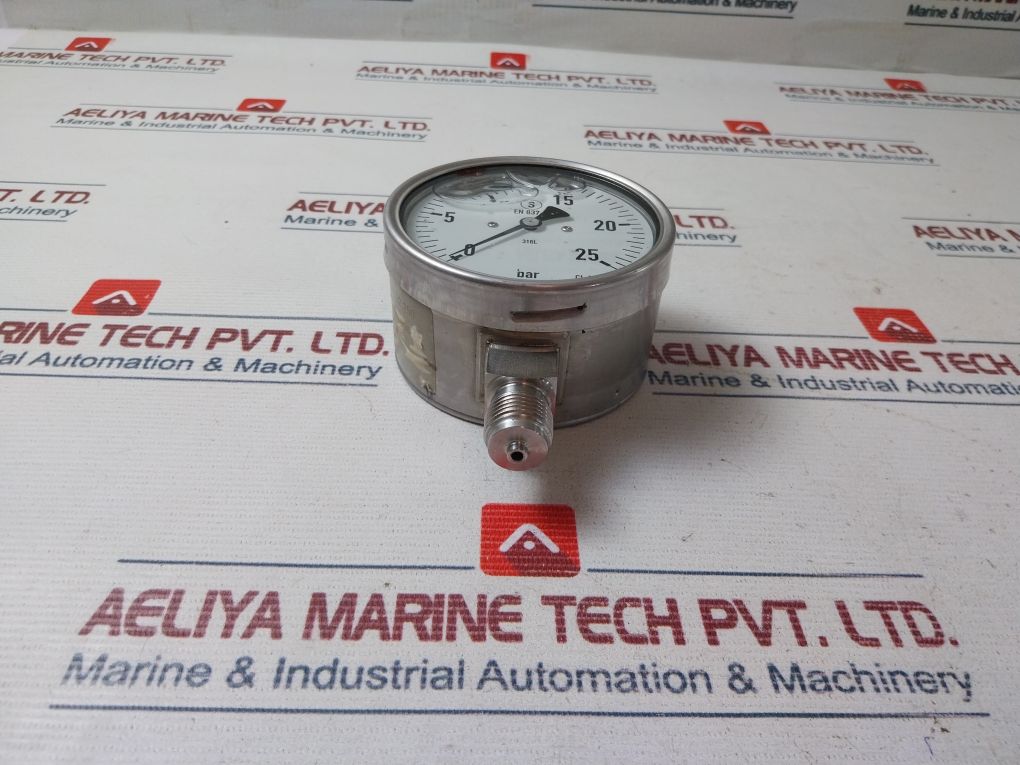 Wika En 837-1 Pressure Gauge 0-25 Bar W