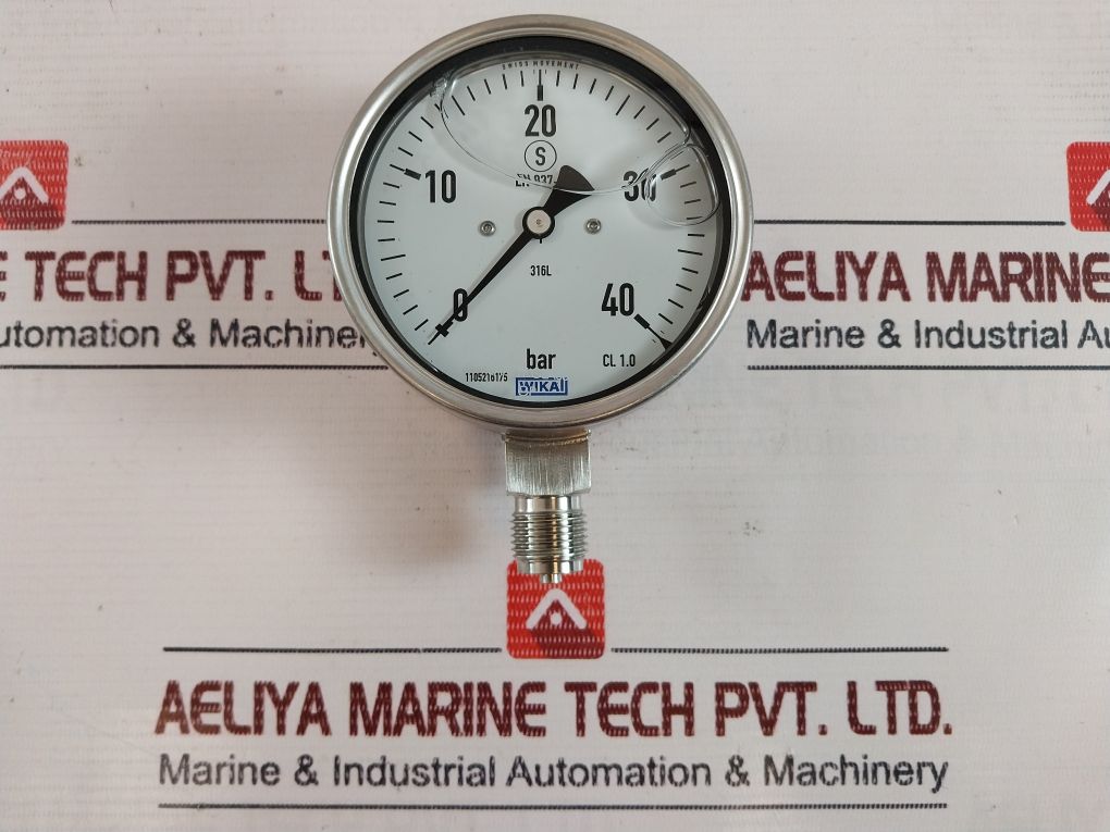 Wika En 837-1 Pressure Transmitter 0-40 Bar