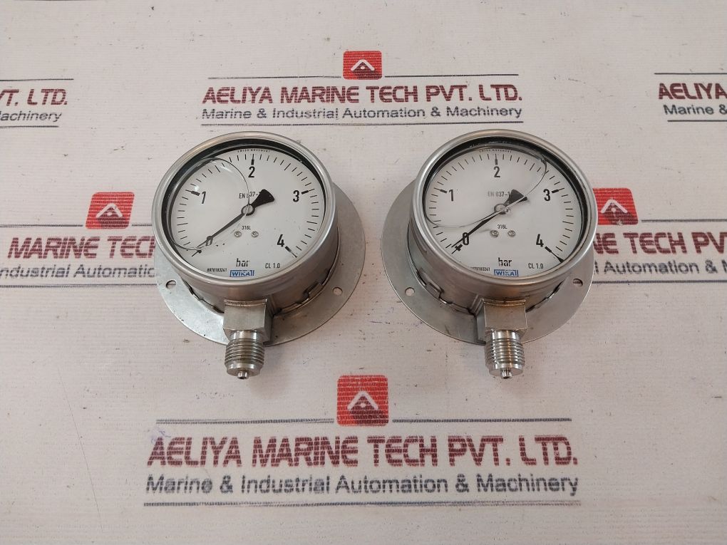 Wika 0-4 Bar Pressure Gauge