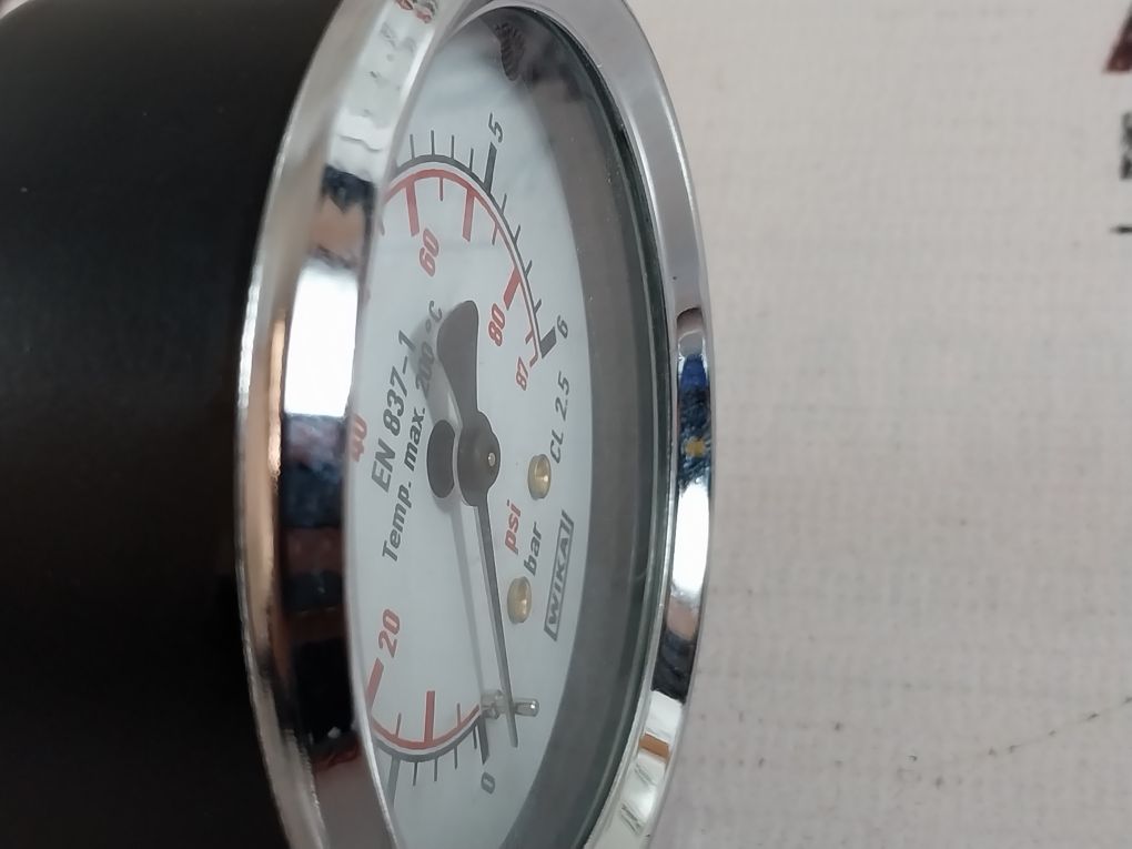 Wika En 837-1 Pressure Gauge Manometer-63 Mm 0-6 Bar Cl 2.5