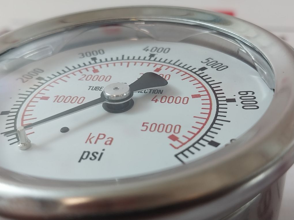 Wika 0-7500Psi/Kpa Pressure Gauge 232.53 2.5”