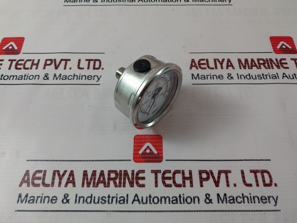 Wika 0-7500Psi/Kpa Pressure Gauge 232.53 2.5”