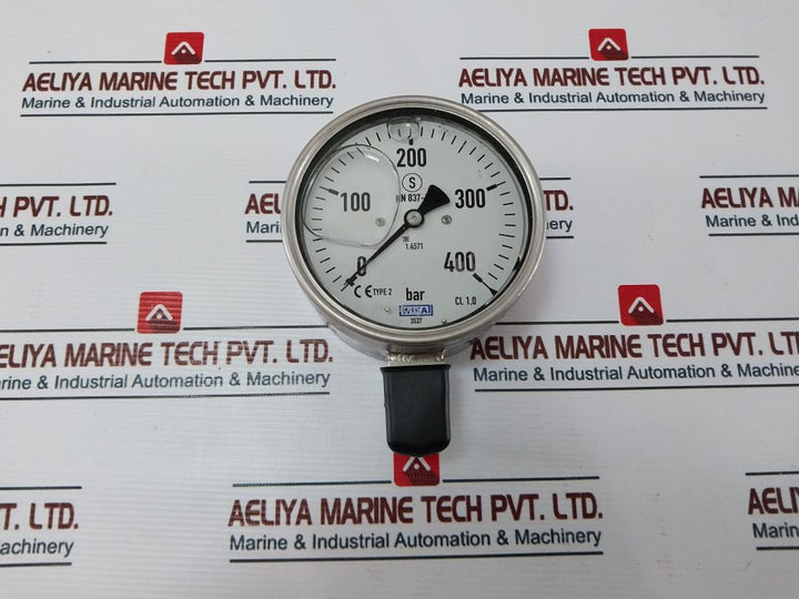 Wika 1.4571 Pressure Gauge 0-400 Bar