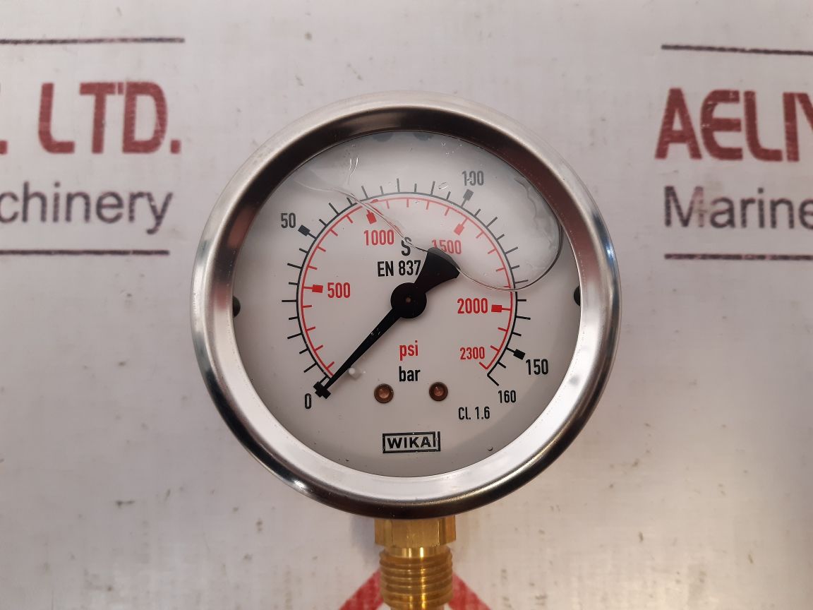 Wika 213.53.063 Pressure Gauge 0 To 160 Bar