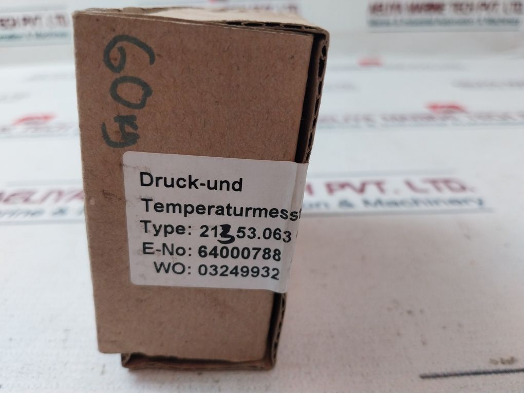 Wika 213.53.063 Pressure Gauge 0-850 Psi