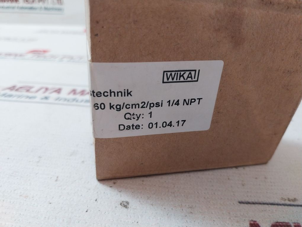 Wika 213.53.063 Pressure Gauge 0-850 Psi