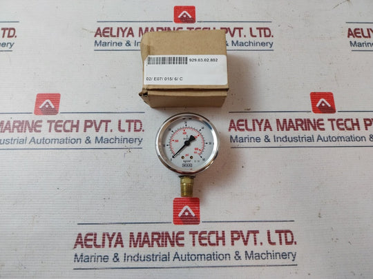 Wika 213.53.063 Pressure Gauge 0-850 Psi