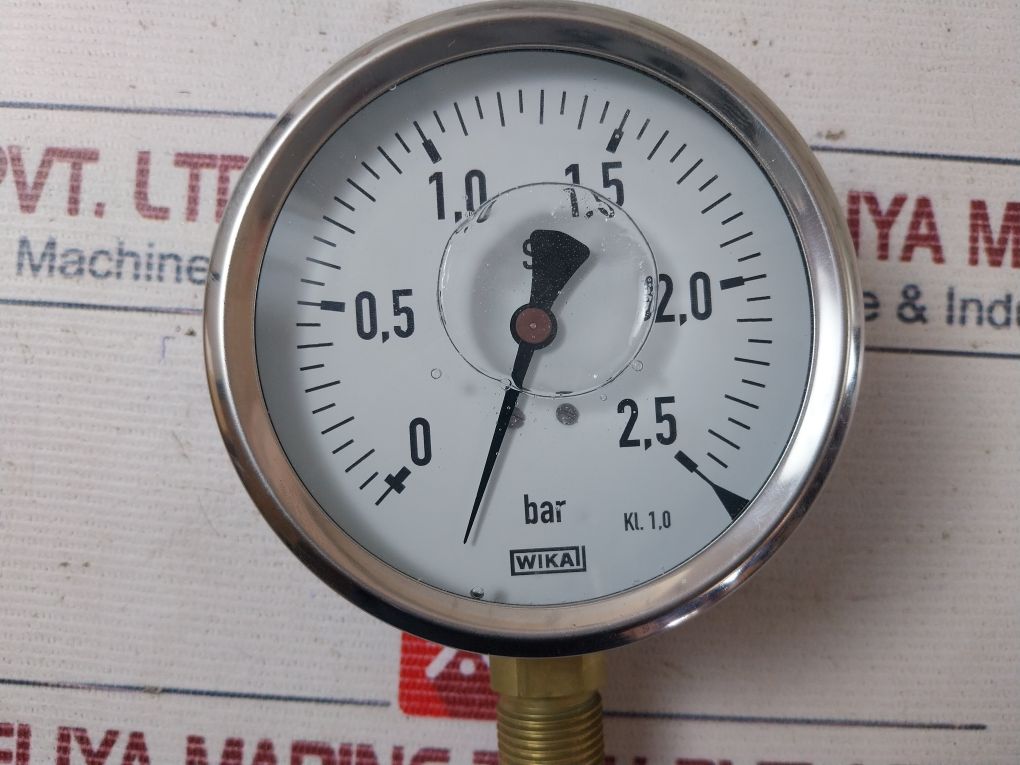 Wika 213.53.100 2,5 Bar G1/2B Pressure Gauge Manometer