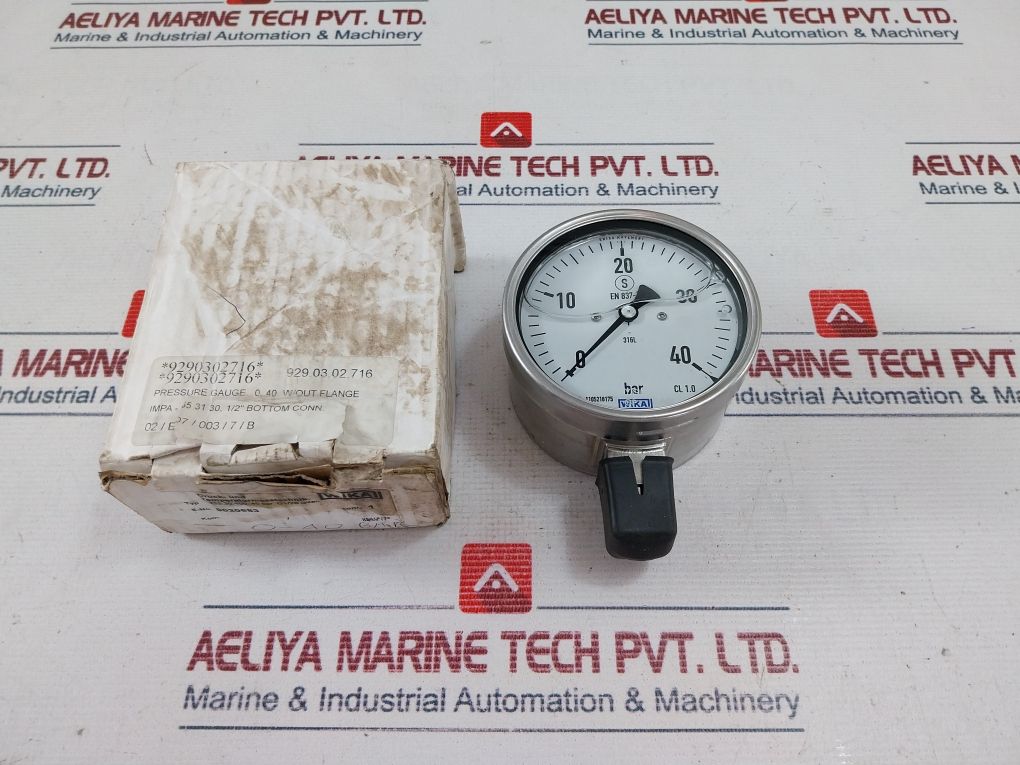 Wika 233.30.100 Pressure Gauge 0-40 Bar